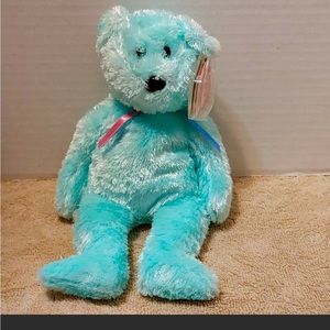 Ty Beanie Baby Sherbet blue version .